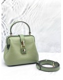 (LIKE NEW) KATE SPADE MINT GREEN REMEDY GINGHAM SMALL TOP HANDLE BAG 