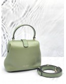 (LIKE NEW) KATE SPADE MINT GREEN REMEDY GINGHAM SMALL TOP HANDLE BAG 
