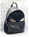 (BRAND NEW) FENDI BLACK NYLON MONSTER EYES BACKPACK 