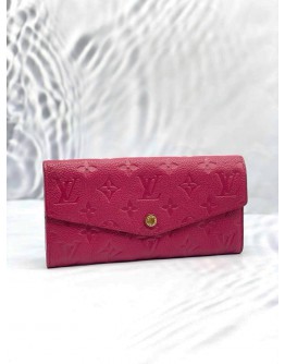 (LIKE NEW) LOUIS VUITTON MONOGRAM EMPREINTE LEATHER LONG WALLET