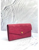 (LIKE NEW) LOUIS VUITTON MONOGRAM EMPREINTE LEATHER LONG WALLET