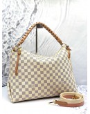 (LIKE NEW) LOUIS VUITTON BEAUBOURG GM DAMIER AZUR SHOULDER BAG