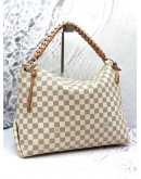 (LIKE NEW) LOUIS VUITTON BEAUBOURG GM DAMIER AZUR SHOULDER BAG