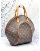 (LIKE NEW) LOUIS VUITTON ELLIPSE GM BROWN MONOGRAM CANVAS HANDLE BAG 