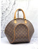 (LIKE NEW) LOUIS VUITTON ELLIPSE GM BROWN MONOGRAM CANVAS HANDLE BAG 