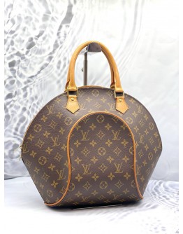 (LIKE NEW) LOUIS VUITTON ELLIPSE GM BROWN MONOGRAM CANVAS HANDLE BAG 