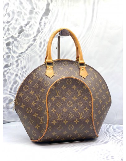 (LIKE NEW) LOUIS VUITTON ELLIPSE GM BROWN MONOGRAM CANVAS HANDLE BAG 
