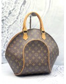 (LIKE NEW) LOUIS VUITTON ELLIPSE GM BROWN MONOGRAM CANVAS HANDLE BAG 