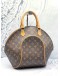 (LIKE NEW) LOUIS VUITTON ELLIPSE GM BROWN MONOGRAM CANVAS HANDLE BAG 