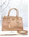 PRADA MEDIUM GALLERIA IN BEIGE SAFFIANO LUX LEATHER WITH STRAP