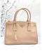PRADA MEDIUM GALLERIA IN BEIGE SAFFIANO LUX LEATHER WITH STRAP