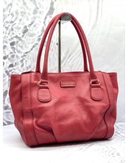BURBERRY BLUE LABEL SOFT RED TOTE BAG 