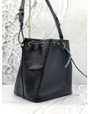 (LIKE NEW) LOUIS VUITTON BLACK EPI LEATHER BUCKET SHOULDER BAG 