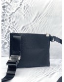 (BRAND NEW) FENDI LOGO STAMP FLAT PRINTED LEATHER MESSENGER BAG 
