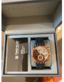 (RAYA SALE) 2017 TAG HEUER CARRERA CALIBRE 16 CHRONOGRAPH REF CV2013 BROWN DIAL AUTOMATIC 41MM AUTOMATIC WATCH -FULL SET-