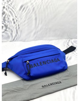 (BRAND NEW) BALENCIAGA NYLON BLUE BELTPACK