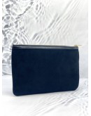 (LIKE NEW) GUCCI BLACK OPHIDIA SUEDE LEATHER POUCH 