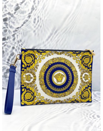 (BRAND NEW) VERSACE BAROQUE PRINTED CLUTCH 