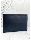 (LIKE NEW) PRADA NAVY BLUE SAFFIANO LEATHER CLUTCH 