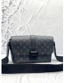 (LIKE NEW) 2023 MICROCHIP LOUIS VUITTON S-CAPE MESSENGER MONOGRAM ECLIPSE BAG 