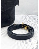 (LIKE NEW) LOUIS VUITTON METIS BLACK MONOGRAM EMPREINTE LEATHER WITH REMOVABLE & ADJUSTABLE STRAP -FULL SET-