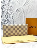 (UNUSED) LOUIS VUITTON LONG WALLET DAMIER AZUR CANVAS -FULL SET-