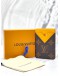 (BRAND NEW) LOUIS VUITTON CARD CASE MONOGRAM MACASSAR PORTO CULT -FULL SET -
