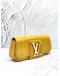 LOUIS VUITTON VERT IMPRESSION PATENT LEATHER CLUTCH 