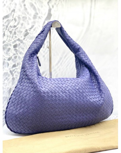 (LIKE NEW) BOTTEGA VANETA WOMAN BOSTON BAG LIGHT PURPLE 