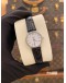 LONGINES RELOJ MUJER PRESENCE REF L4.220.4 ROMAN NUMERALS WHITE DIAL 23MM QUARTZ WATCH
