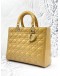 CHRISTIAN DIOR PATENT LEATHER CANNAGE LADY DIOR