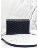 (LIKE NEW)YVES SAINT LAURENT CASSANDRE ENVELOPE CHAIN WALLET