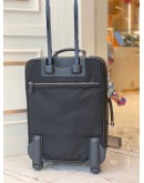 (LIKE NEW) PRADA BLACK NYLON ROLLING SUITCASE WHEELED TRAVEL BAG TROLLEY LUGGAGE