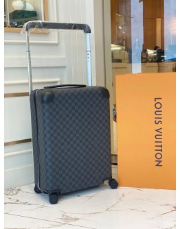 (UNUSED) LOUIS VUITTON HORIZON 55 DAMIER GRAPHITE CANVAS LUGGAGE -FULL SET-