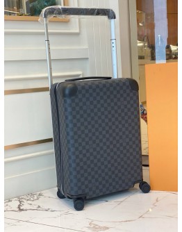 (UNUSED) LOUIS VUITTON HORIZON 55 DAMIER GRAPHITE CANVAS LUGGAGE -FULL SET-