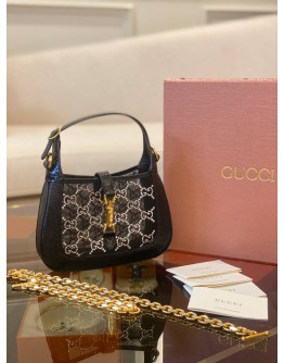 (BRAND NEW) GUCCI JACKIE 1961 MINI LIZARD SHOULDER BAG -FULL SET-