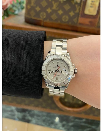 2005 ROLEX YACHT-MASTER REF 169622 GREY DIAL 29MM AUTOMATIC WATCH 
