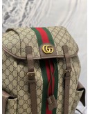 GUCCI SUPREME OPHIDIA GG CANVAS BACKPACK 
