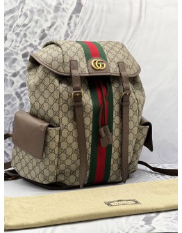 GUCCI SUPREME OPHIDIA GG CANVAS BACKPACK 