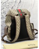 GUCCI SUPREME OPHIDIA GG CANVAS BACKPACK 