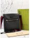 (LIKE NEW) GUCCI BLACK GG SUPREME CANVAS MESSENGER CROSSBODY BAG -FULL SET- 