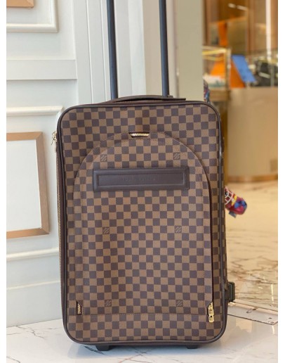 (LIKE NEW) LOUIS VUITTON DAMIER EBENE PEGASE 55 ROLLING LUGGAGE
