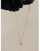 (UNUSED) 2021 CHOPARD NECKLACE DIAMOND 18K 750 ROSE GOLD -FULL SET-