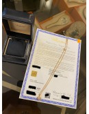 (UNUSED) 2021 CHOPARD NECKLACE DIAMOND 18K 750 ROSE GOLD -FULL SET-