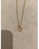 (UNUSED) 2021 CHOPARD NECKLACE DIAMOND 18K 750 ROSE GOLD -FULL SET-