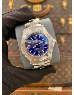2010 TAG HEUER 2000 PROFESSIONAL EXCLUSIVE REF WN1112 BLUE DIAL 38MM QUARTZ WATCH -FULL SET-