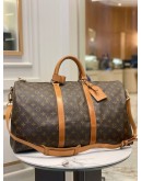 LOUIS VUITTON MONOGRAM CANVAS TRAVEL KEEPALL BANDOULIERE 50 