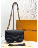 (LIKE NEW) LOUIS VUITTON NEW WAVE CHAIN PM SHOULDER BAG IN BLACK COLOUR -FULL SET-
