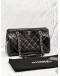 (RAYA SALE) CHANEL BLACK QUILTED GOATSKIN LEATHER PERFECT EDGE TOTE BAG 