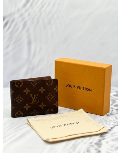 LOUIS VUITTON MONOGRAM CANVAS BIFOLD WALLET -FULL SET- 